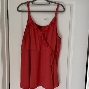 Torrid Coral Wrap Camisole